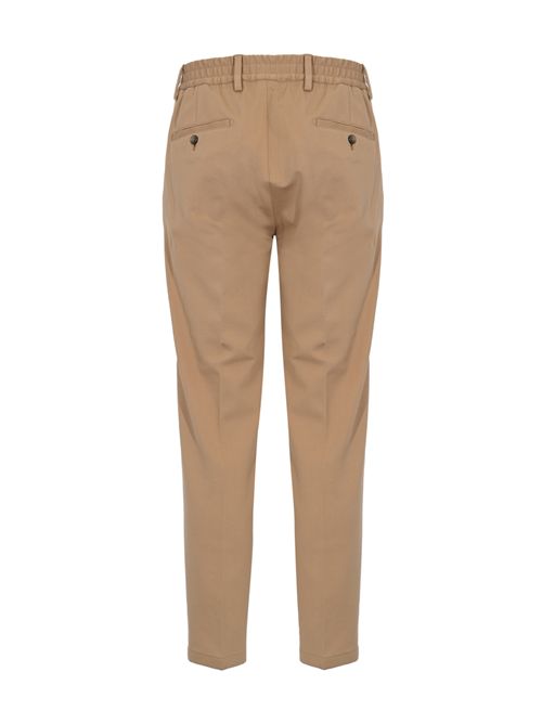 Pantalone in misto rayon con coulisse Camel DANIELE ALESSANDRINI | DA1FW26P018470